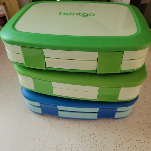 Bundle Of Three Bentgo Lunch Boxes NWOB/EUC/EUC - Picture 1 of 15